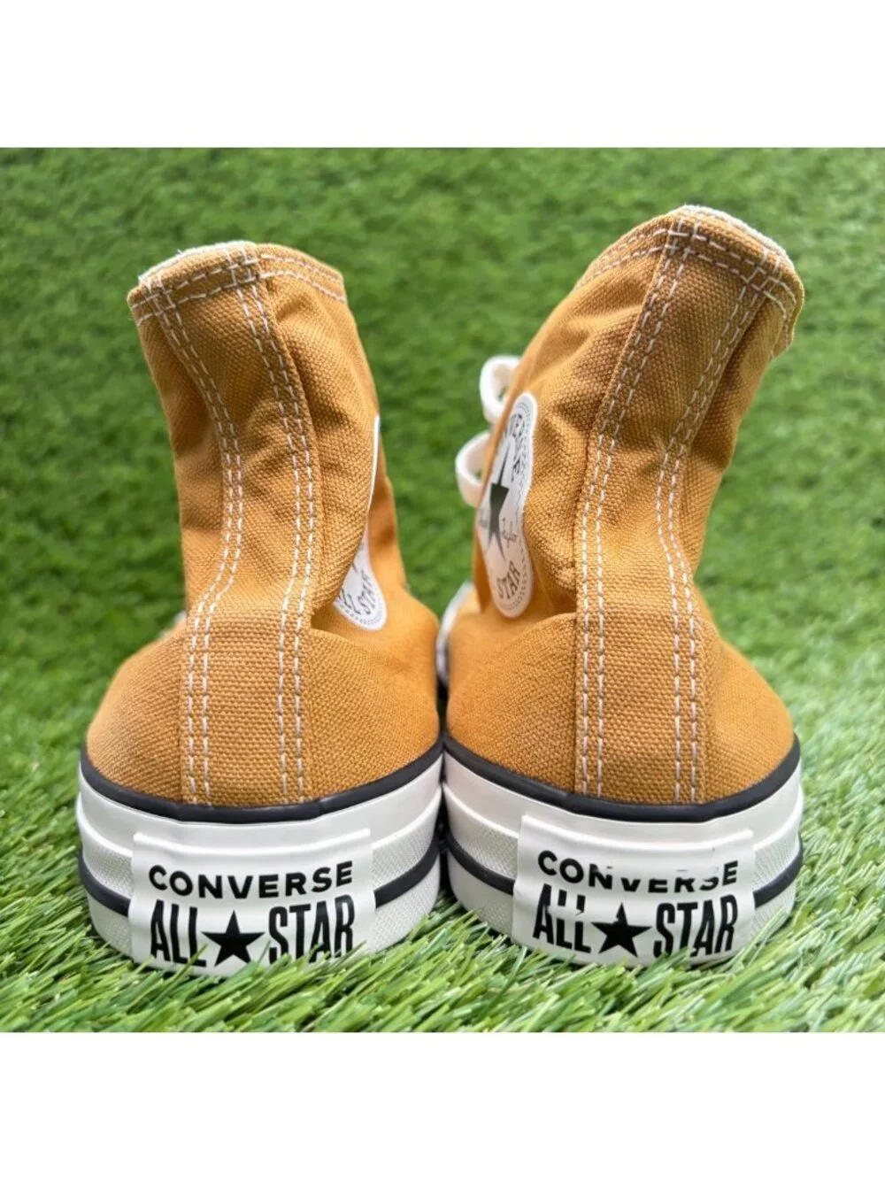 Converse Chuck Taylor All Star Hi Womens Size 7 Amber Athletic Shoes Sneakers